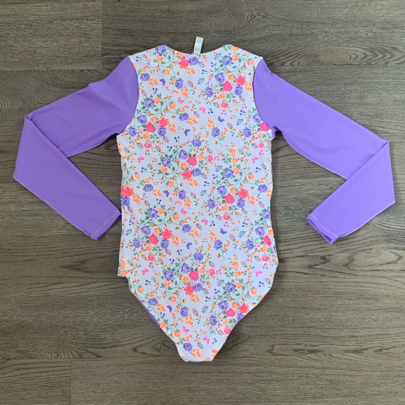 Maaji Backyard Triton Reversible Long Sleeve One-Piece Swimsuit - Size L - NWT - Picture 6 of 12